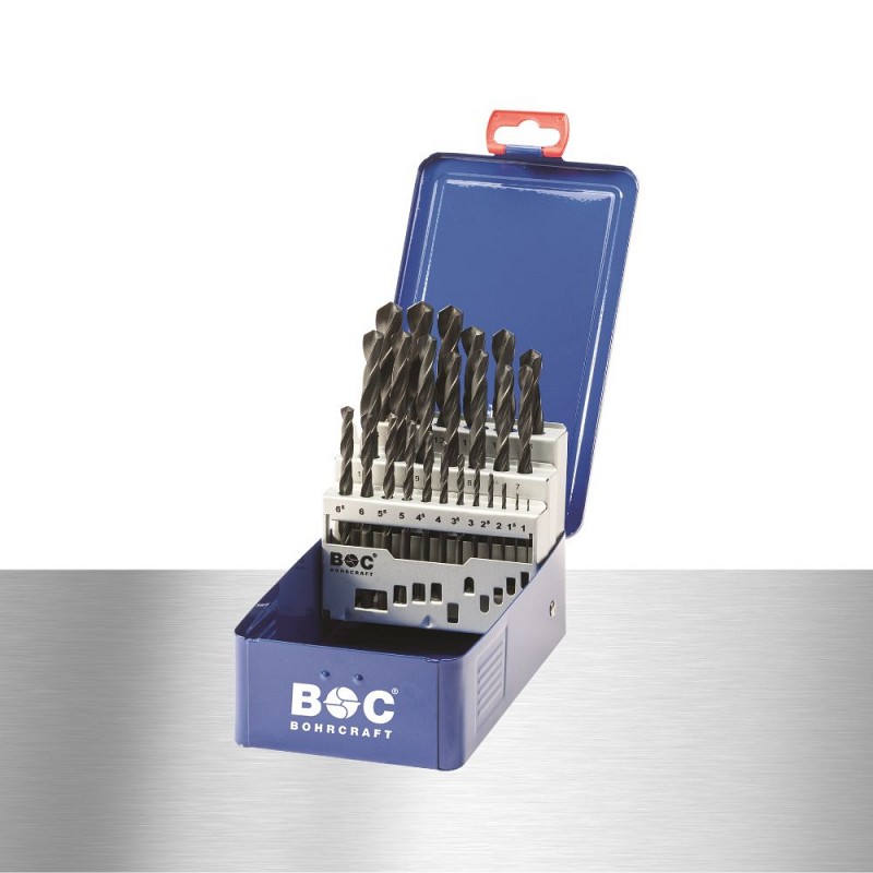 Svedri spiralni HSS-R VALJANI DIN 338 - BC SET ( kovinski )