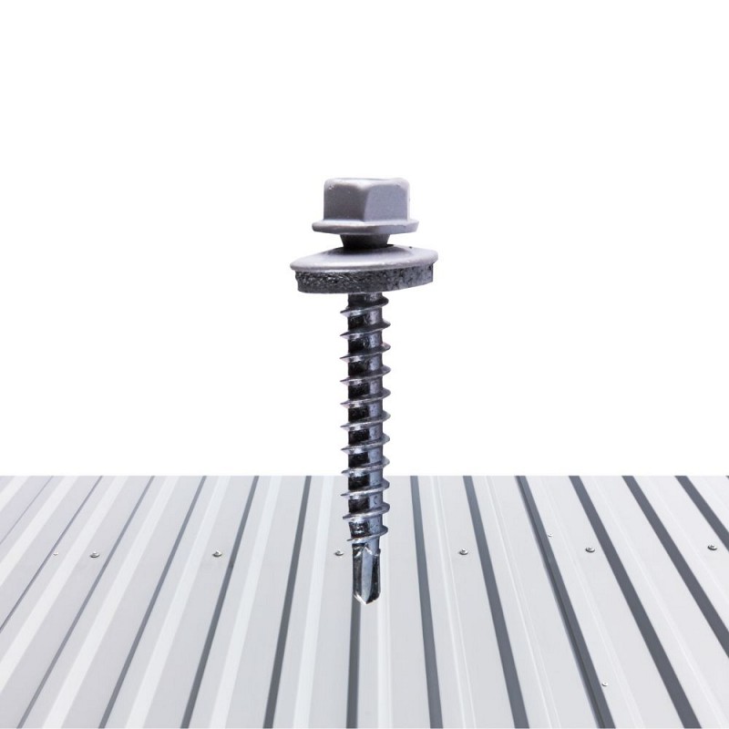 Roof screw with EPDM washer