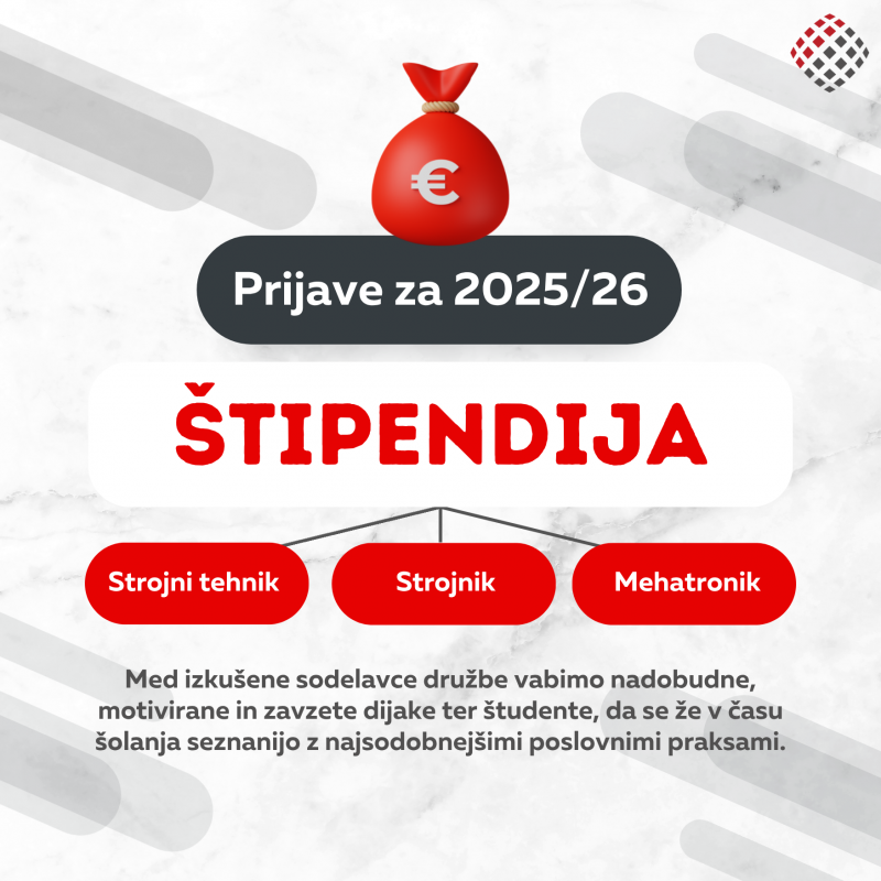 ŠTIPENDIJA 2025 - Prijava